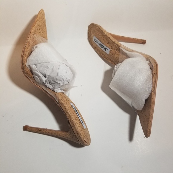New Cape Robbin clear Slip on High heels Melrose - Picture 5 of 6